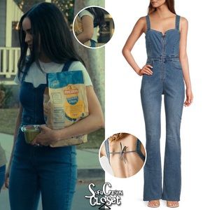 Free people denim romper